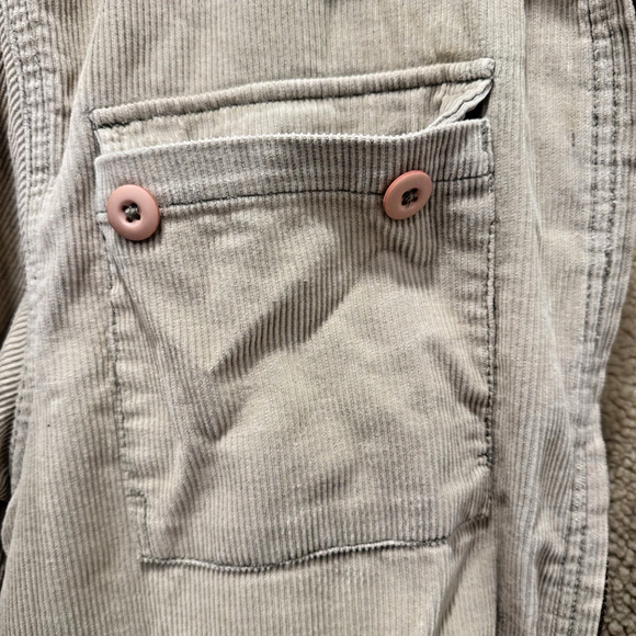 VTG 90s Honolua Surf Co Men's Corduroy Khaki Zip Hoodie Jacket XL EUC Read - Picture 7 of 16